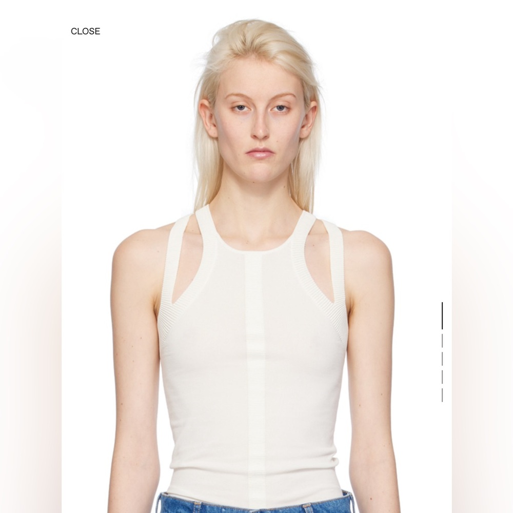 DION LEE DOUBLE LOOP TANK - SIZE L